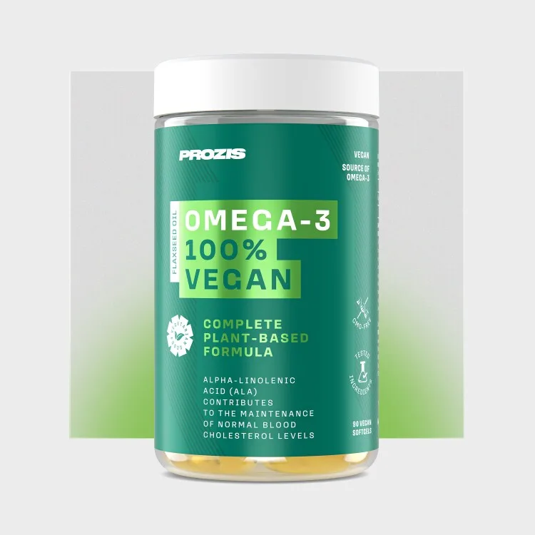 Vegan Omega 3 Flaxseed Oil 90 veg Softgels