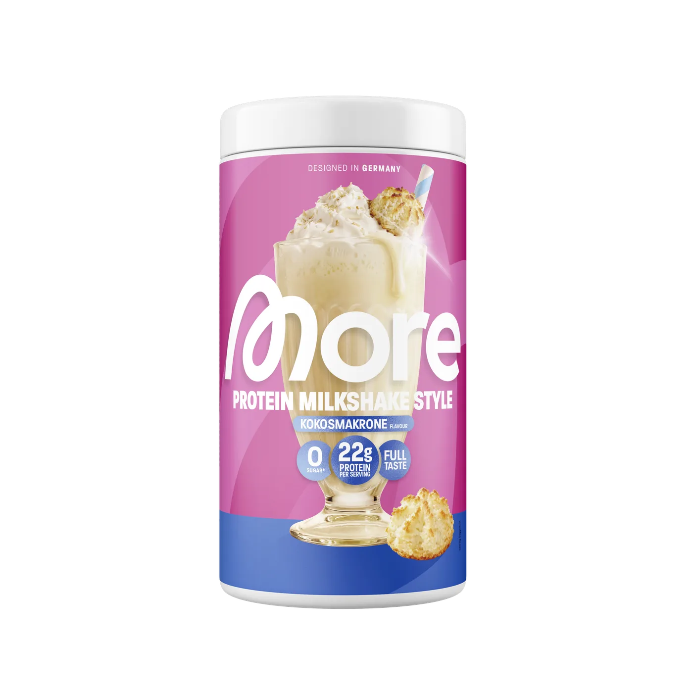 More Protein Milkshake Style Kokosmakrone