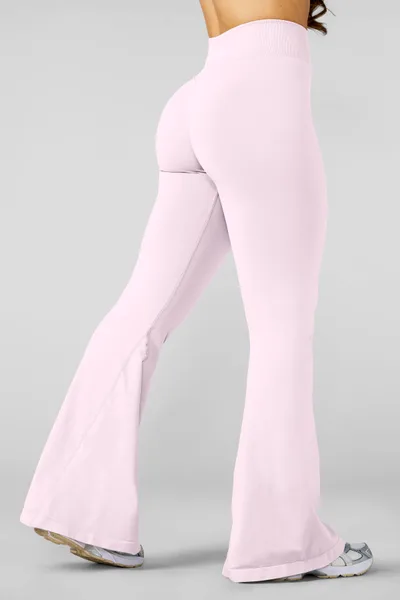 W2276 Curve Seamless Flare Leggings (Short)