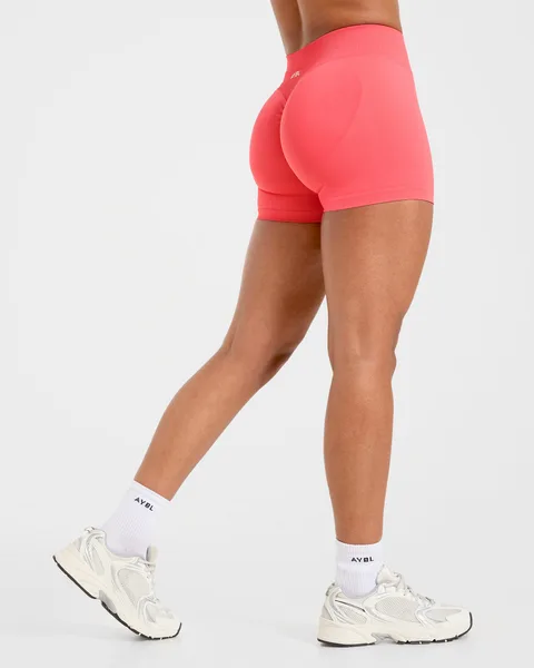 Enhance Seamless Shorts 3.5" Summer Coral