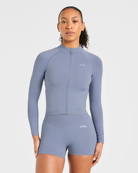 Enhance Seamless Jacket Slate