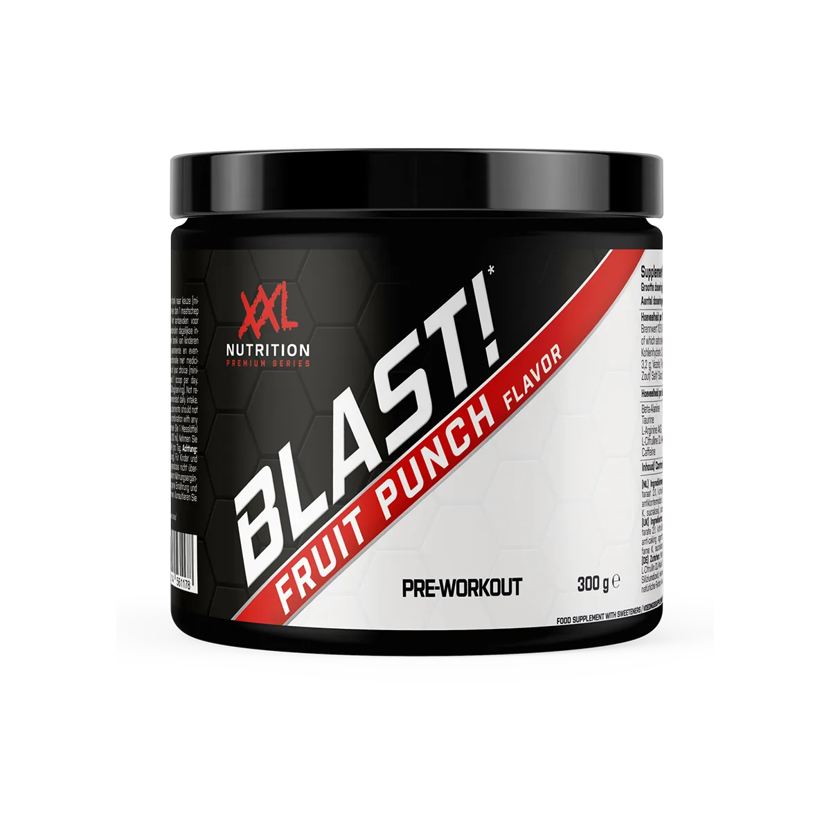 Blast! Pre-Workout Fruit Punch 30 Doseringen