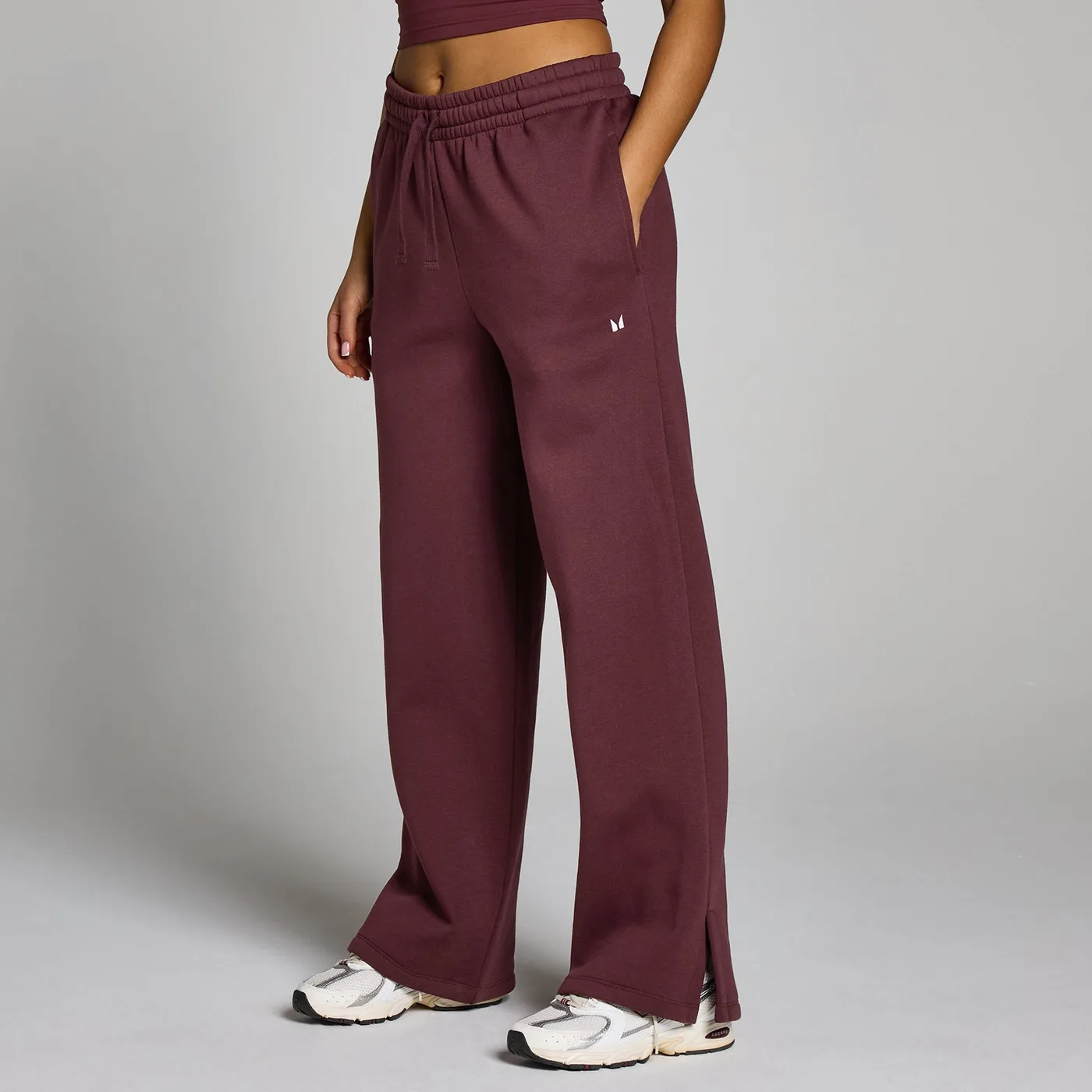 MP Damen Basics Jogginghose mit geradem Bein – Dunkle Beere