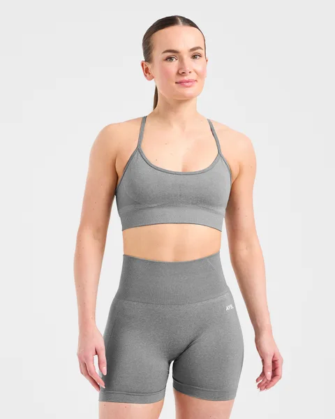 Empower Seamless Sports Bra – Grey Marl