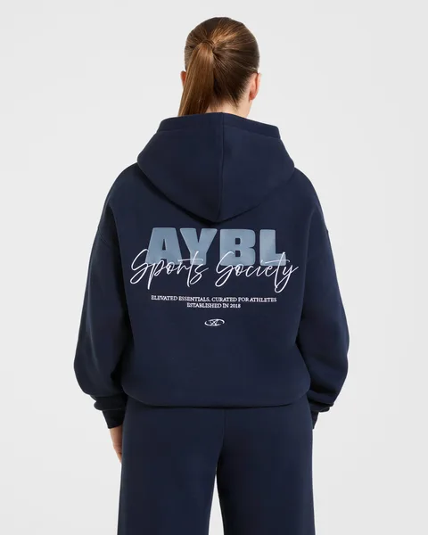 Sports Society Oversized Hoodie –