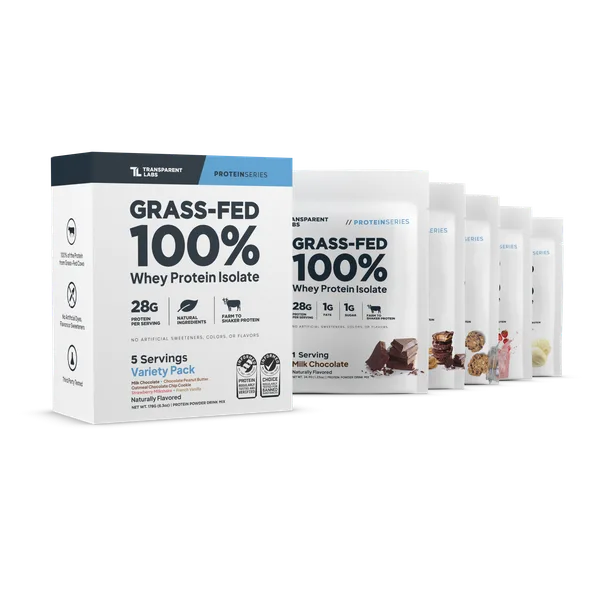 Grass-Fed Whey Protein Isolate Variety Pack