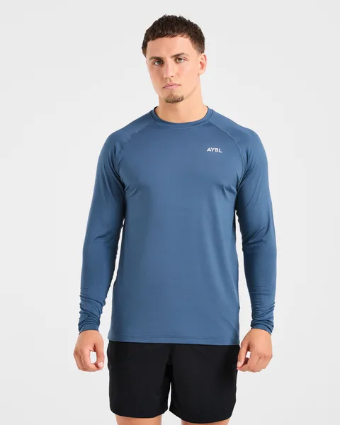 Essential Long Sleeve T Shirt Deep Teal