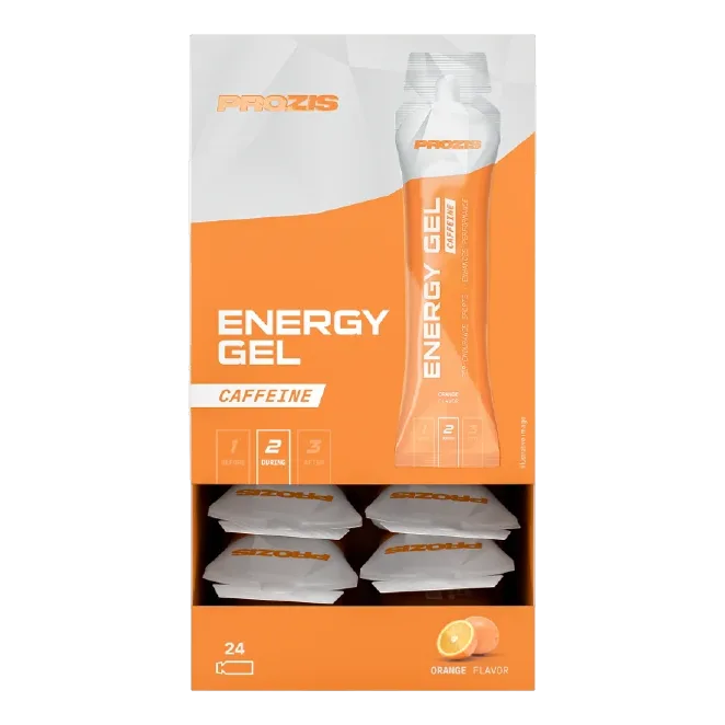 Energy Gel + Koffein Orange 24x50g