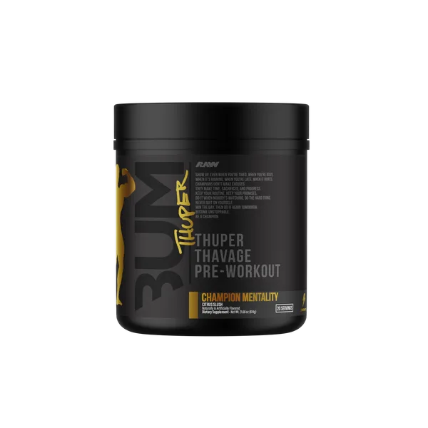 Thuper Thavage Pre-Workout Champion Mentality
