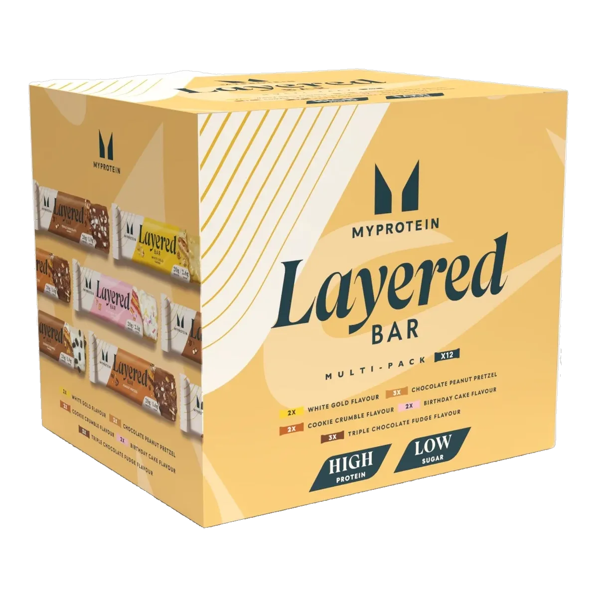 Layered Protein Bar Variety Pack