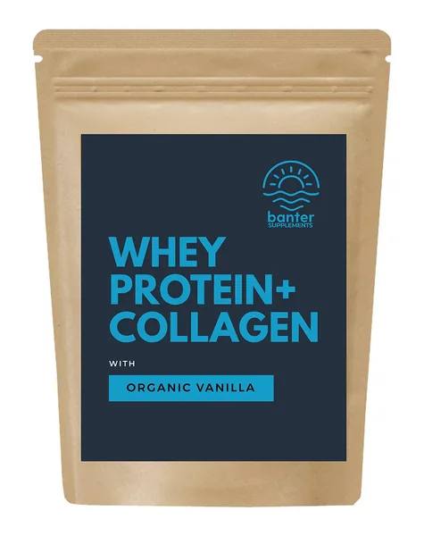Whey Protein + Collagen Organic Vanilla 500g