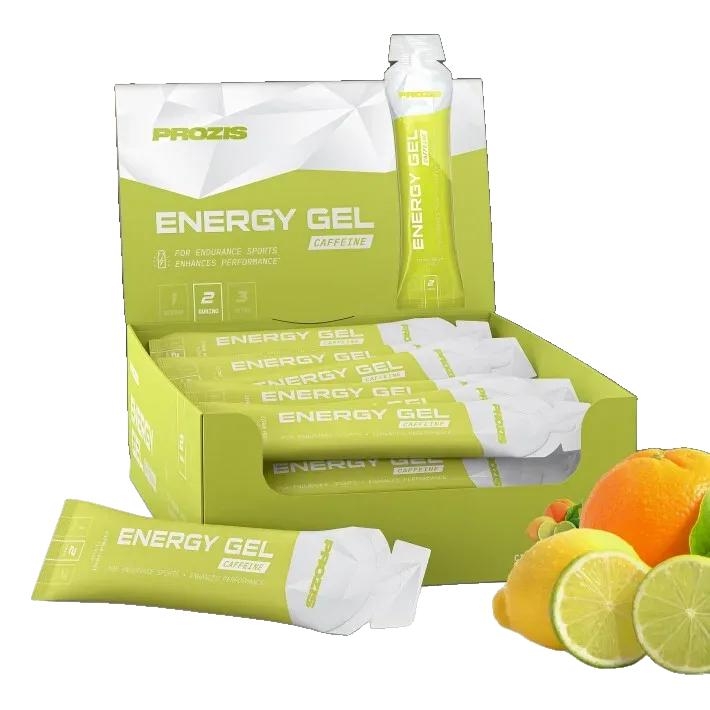 Energy Gel + Cafeïne Sinaasappel 24x50g