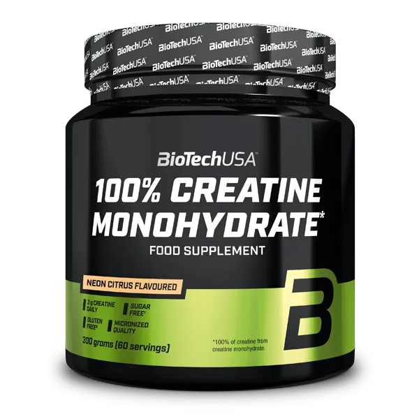 BioTechUSA 100% Creatina Monohydrate Neon Citrus