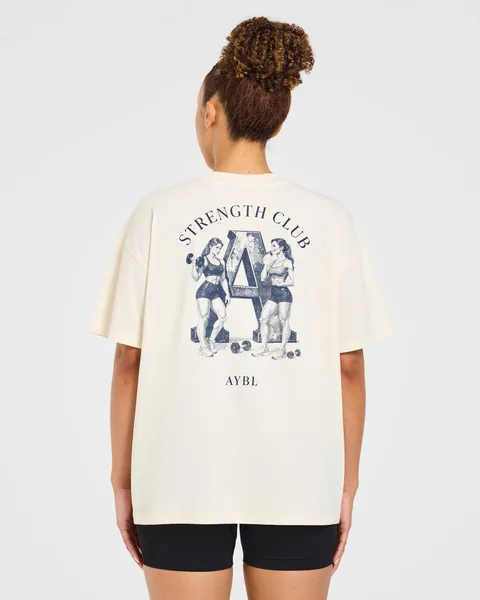 AYBL Strength Club Oversized T Shirt –