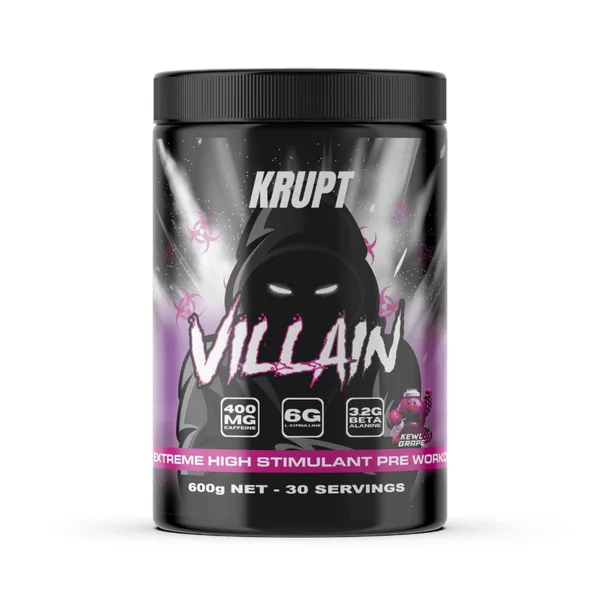 Villain Pre-Workout Powder – Kewl Grape