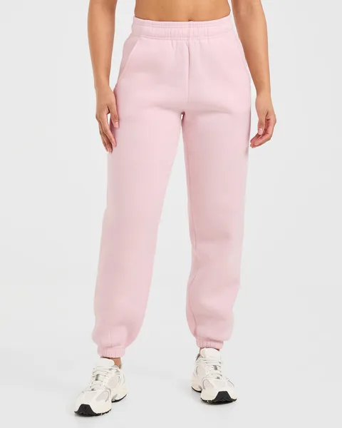 Classic Plush Oversized Joggers Pastel