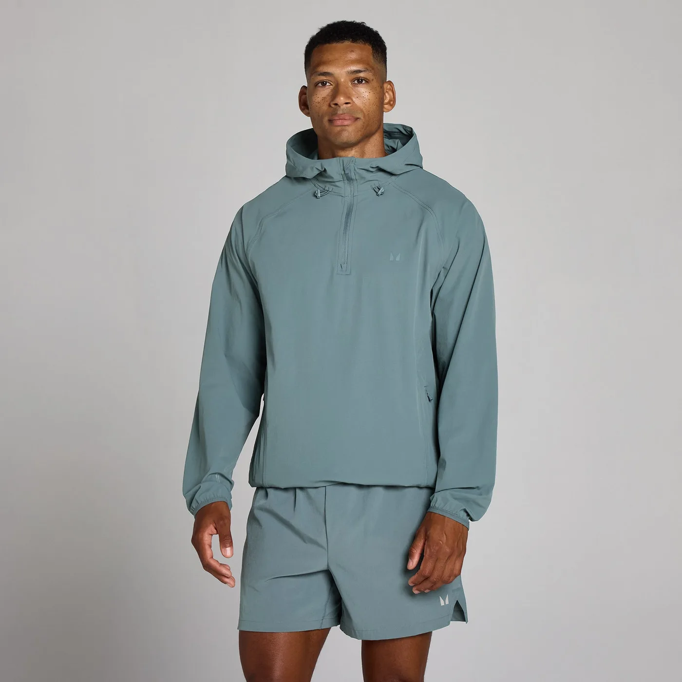 MP Herren Training Ultra Woven 1/4-Reißverschluss-Jacke – Future Blue – L
