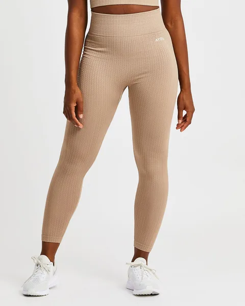 Luxe Seamless Leggings – Mocha