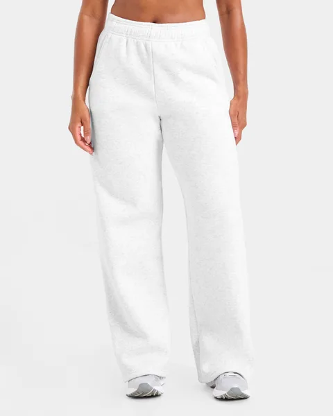 Classic Plush Oversized Straight Leg Joggers – Heather