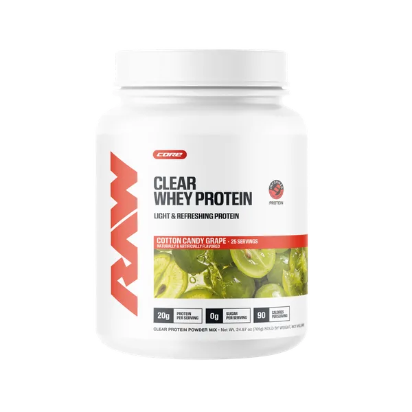 Raw Clear Whey Protein Cotton Candy Grape