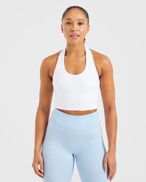 Staple Halterneck Crop Top –