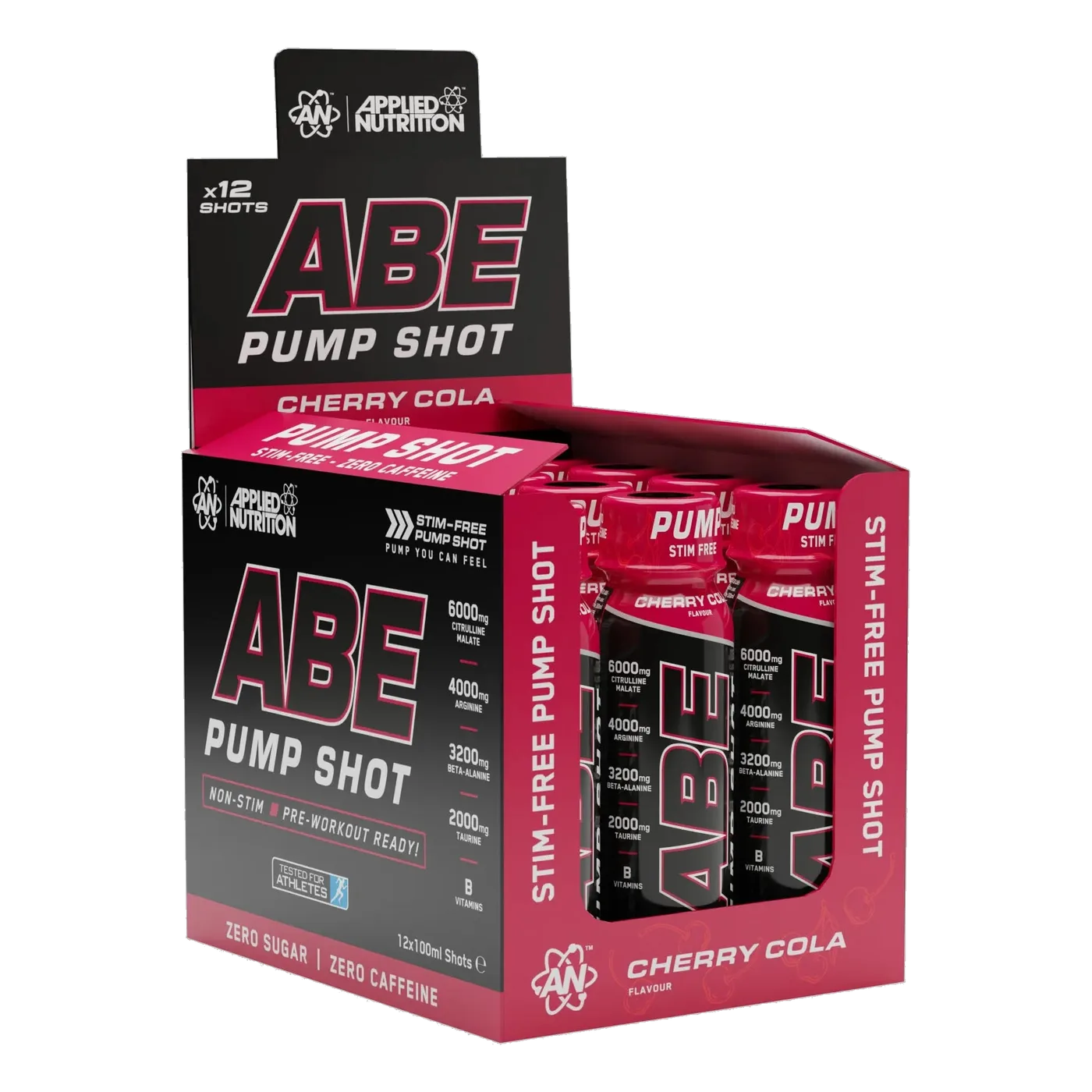 ABE Pump Pre-Workout Shots Stim Free