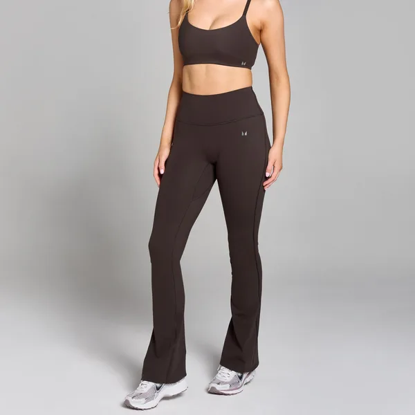 MP Tempo legging met uitlopende pijpen voor dames Cacaobruin L