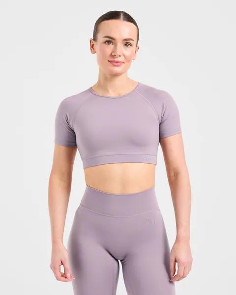 Staple Crop Top Mauve