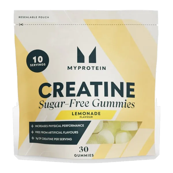 Kreatin Monohydrate Gummies Sugar-Free Lemonade 30 Count