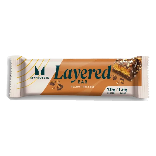 Pretzel Layered Protein Bar