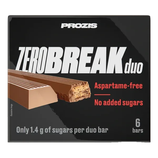 Zero Break Duo Milk 6 bars