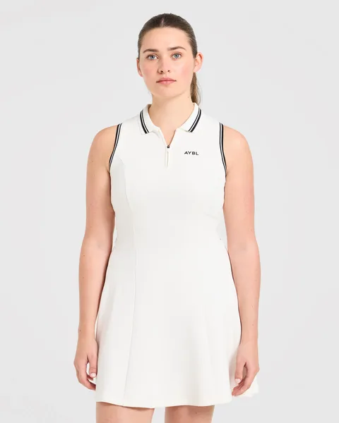 Classic Pleated Dress –