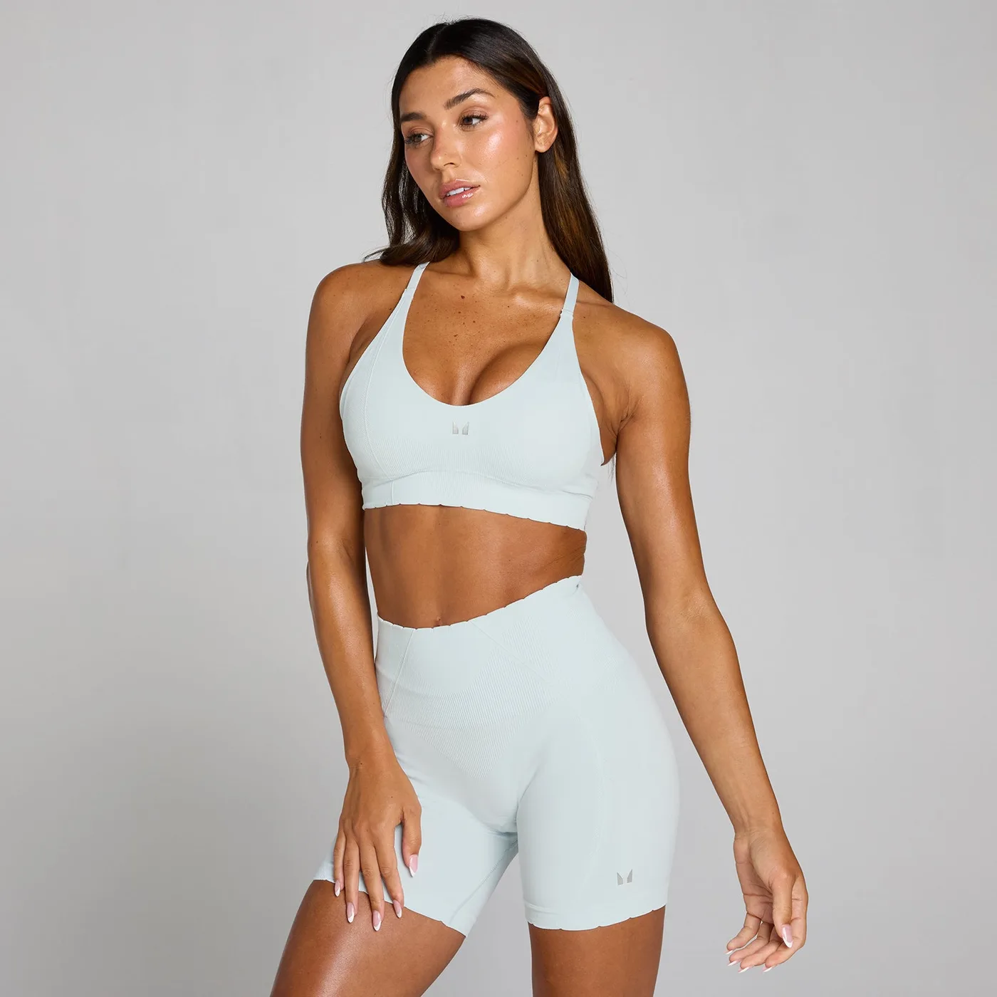 Damen Tempo Ultra Seamless Sport-BH Blue Aura L