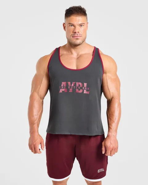 Wesley Vissers x Contrast Tank Charcoal