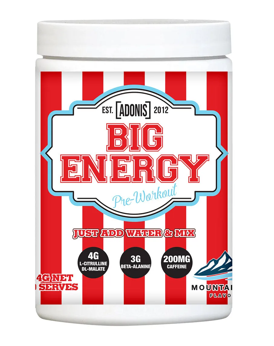 Big Energy Pre-Workout Mountain Ice