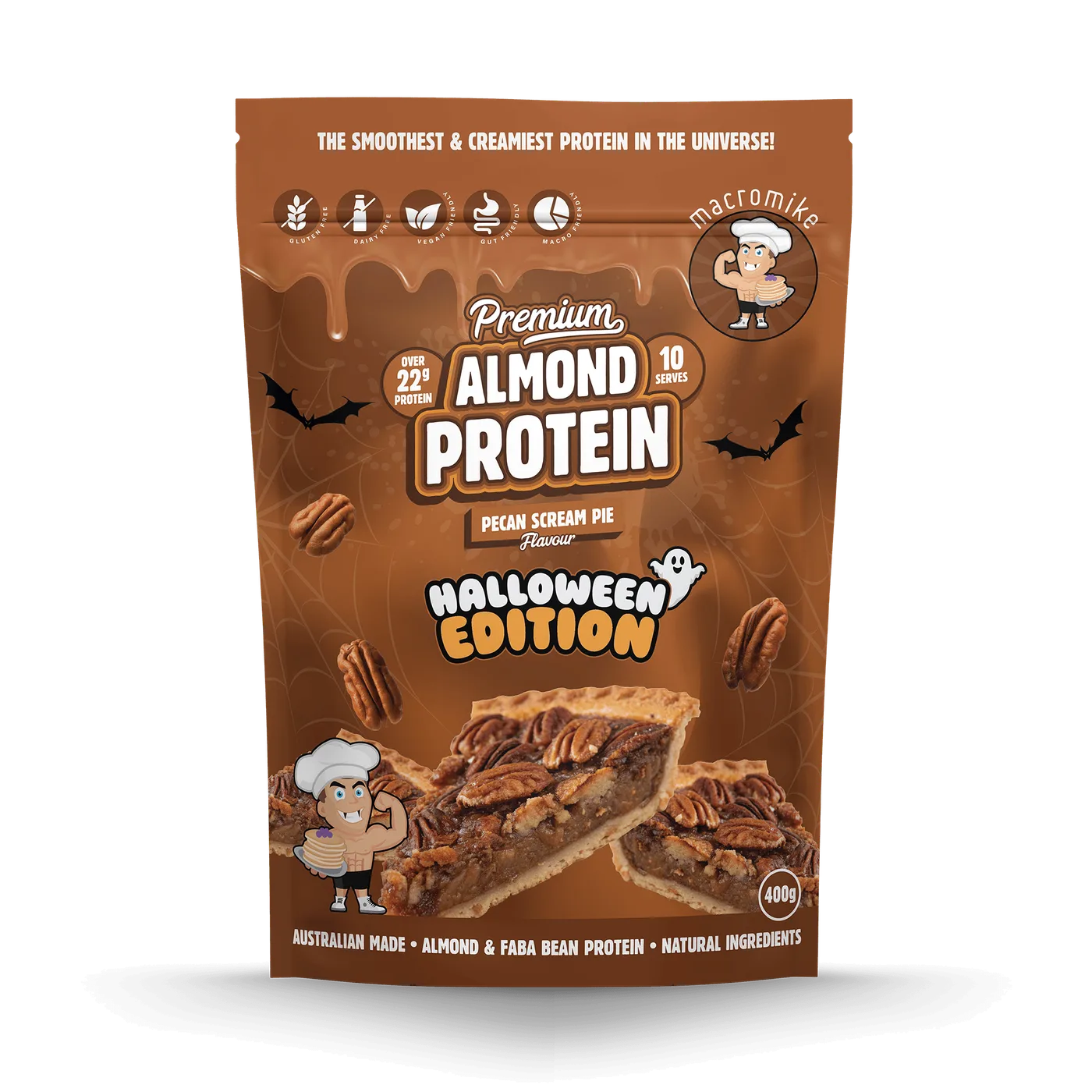 Premium Almond Protein Pecan Scream Pie