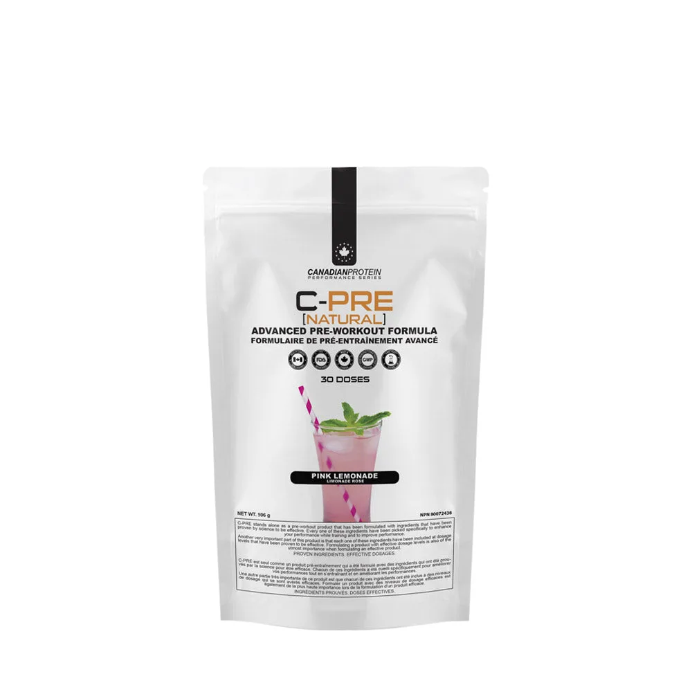 C-PRE Advanced Pre-Workout Formula Natural Pink Lemonade