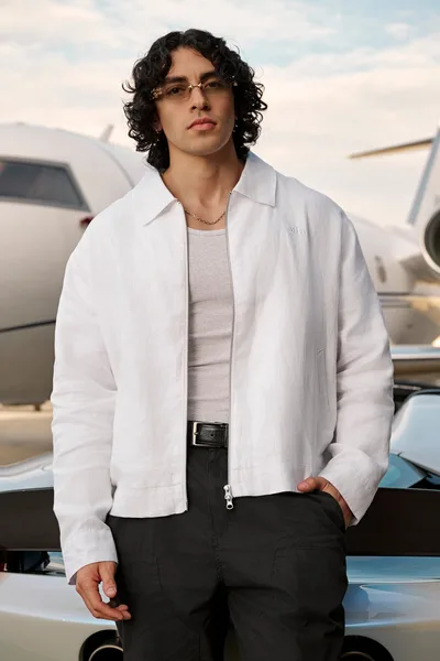 5122 Oxford Linen jacket