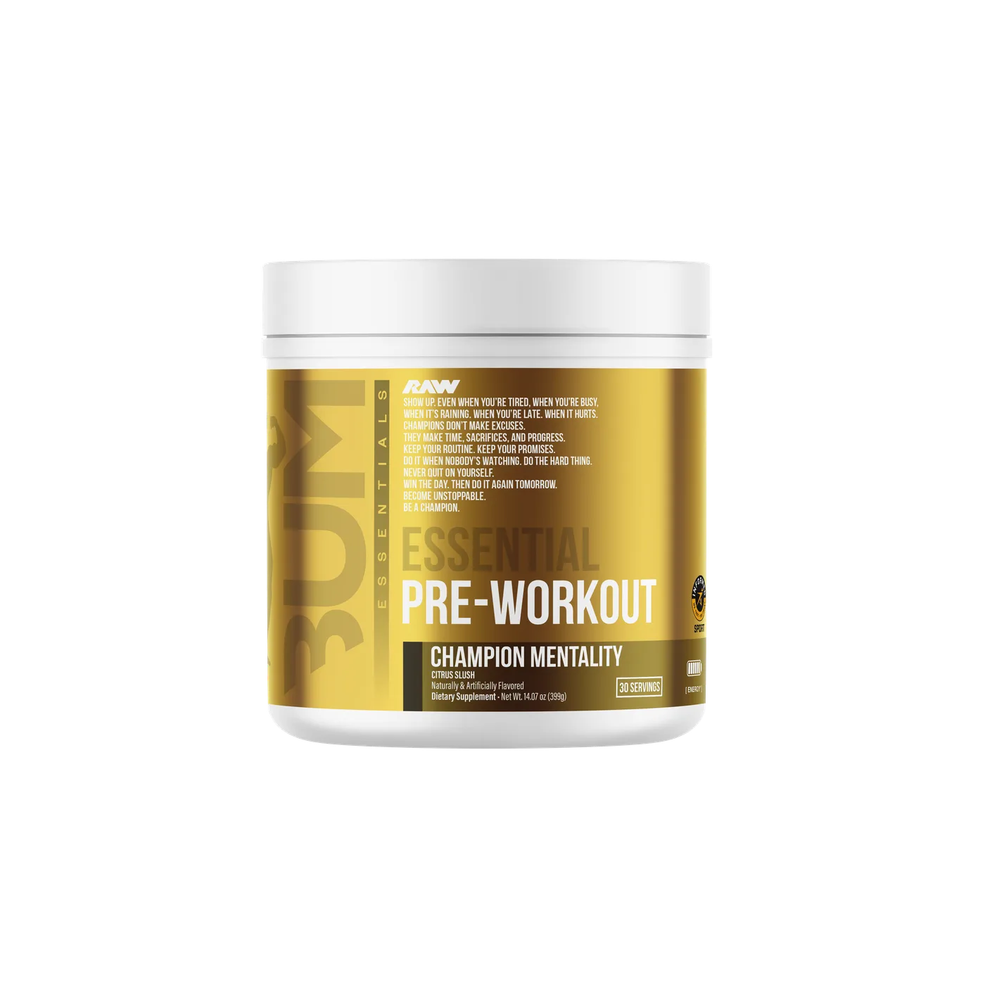 Essential Pre-Workout Champion Mentality