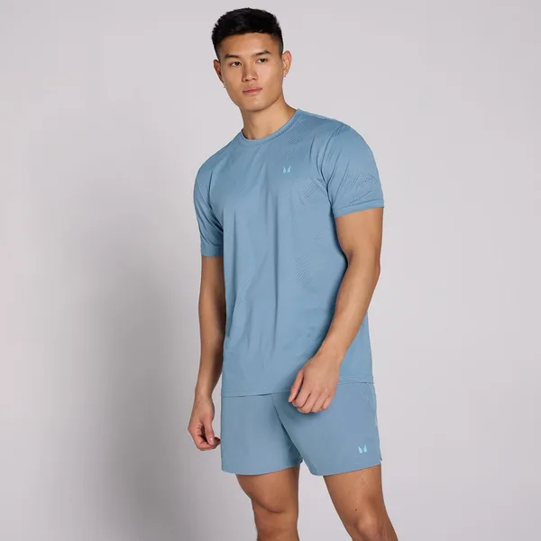 MP Heren Active Training Pillar Grafisch T-Shirt Mist M
