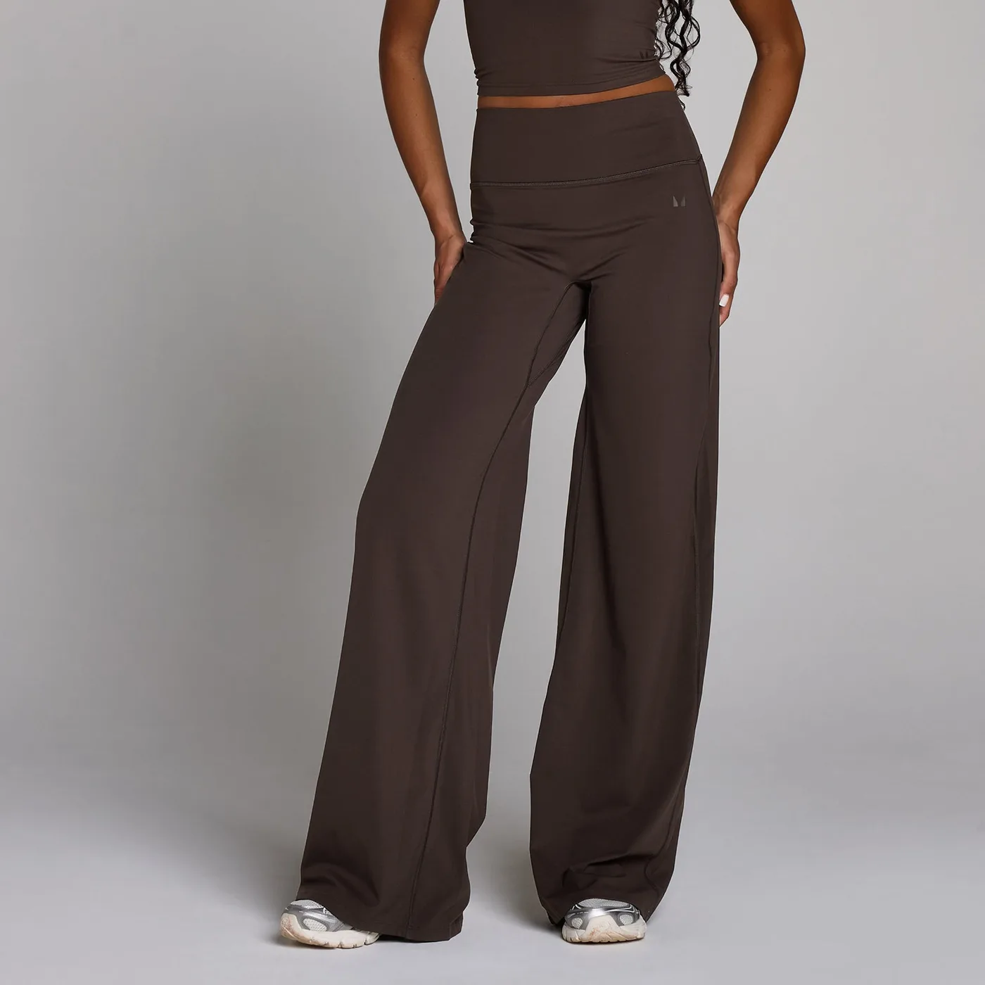 Tall Tempo Wide-Leg Hose Damen Kakao XS