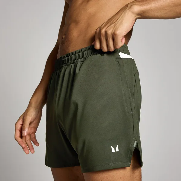 MP Heren Tempo Panel 5 Short Bosgroen L