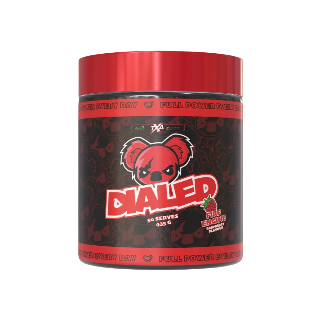 Dialed Pre-Workout Powder Fire Engine