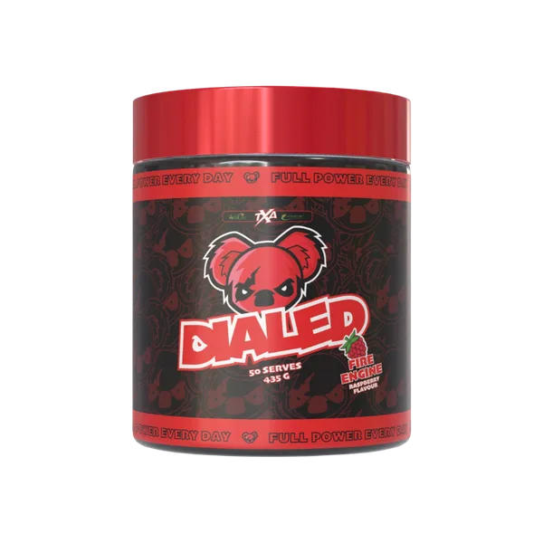 Dialed Pre-Workout Powder Fire Engine