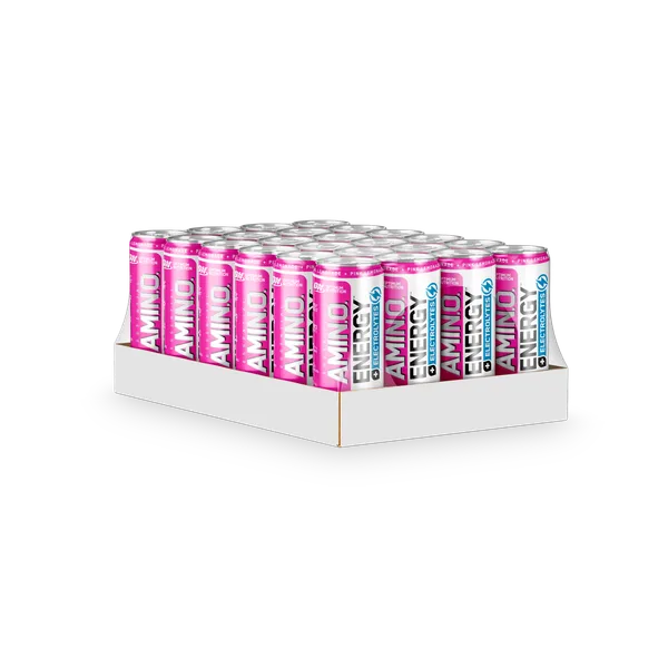 Essential AMIN.O Energy + Electrolytes Drink Pink Lemonade 250ml