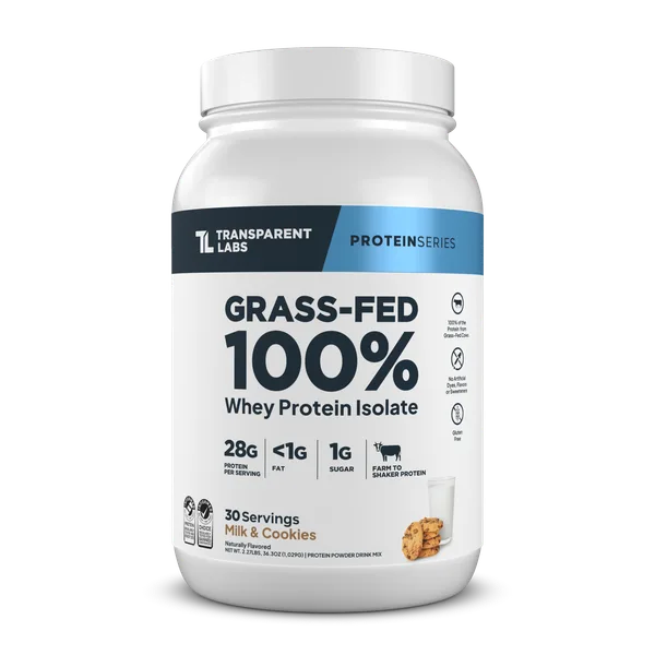 Grass-Fed Whey Protein Isolate – Milk and