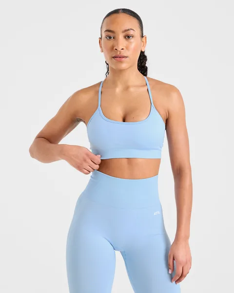 Empower Seamless Sports Bra – Sky