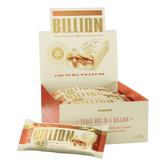Billion Eiwitreep Pinda Gold Chocolate x 9