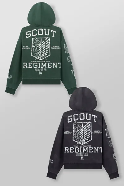 5138 AOT© x YLA Zip-Up Hoodies