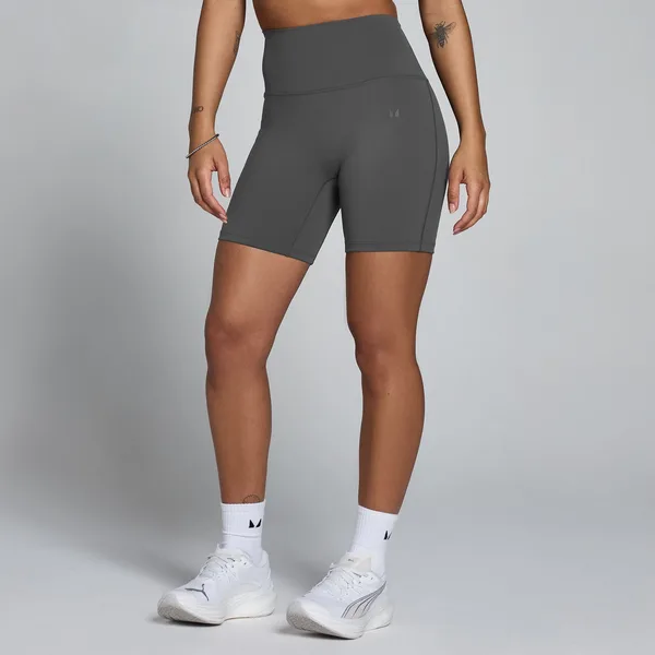 MP Dames Tempo Hoge Taille Short Donkergrijs L